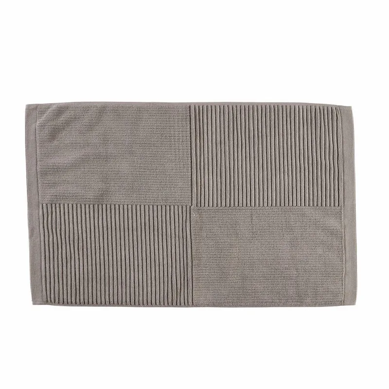 Zone Denmark Badematte Classic Grey, Fußmatte, Baumwolle, Grau, 80 x 50 cm, 34969
