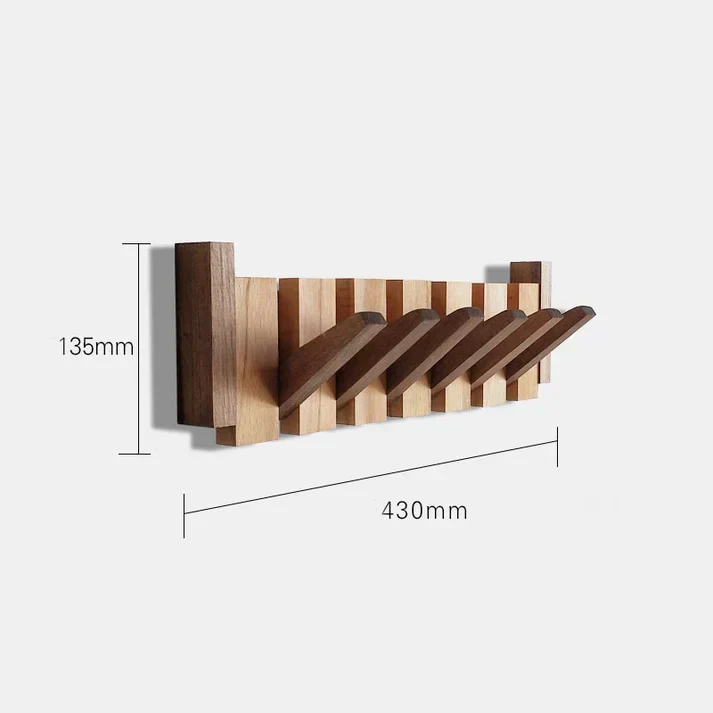 Porte Manteaux Mural Piano en Bois - Élégant et Pratique