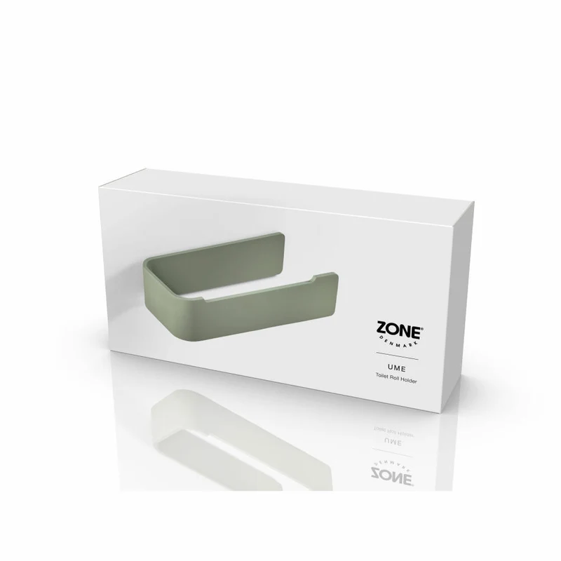 Zone Denmark Toilettenpapierhalter Ume Eucalyptus, WC-Rollenhalter, Aluminium, Grün, 35000