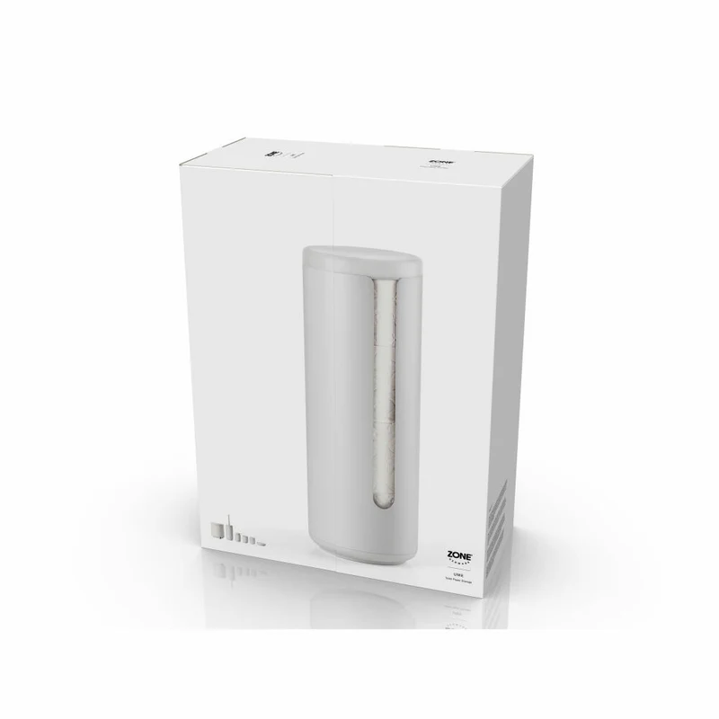 Zone Denmark Toilettenpapieraufbewahrung Ume Soft Grey, Aluminium, ABS, Grau, 35557
