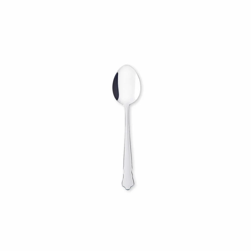 Gense Dessertlöffel Chippendale, Besteck, Löffel, Neusilber, 15 cm, 20337