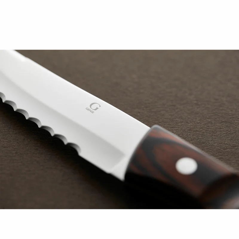 Gense Steakmesser XL Old Farmer Classic 2er Set, Holzlaminat, 18/8 Edelstahl, 23.5 cm, 20350