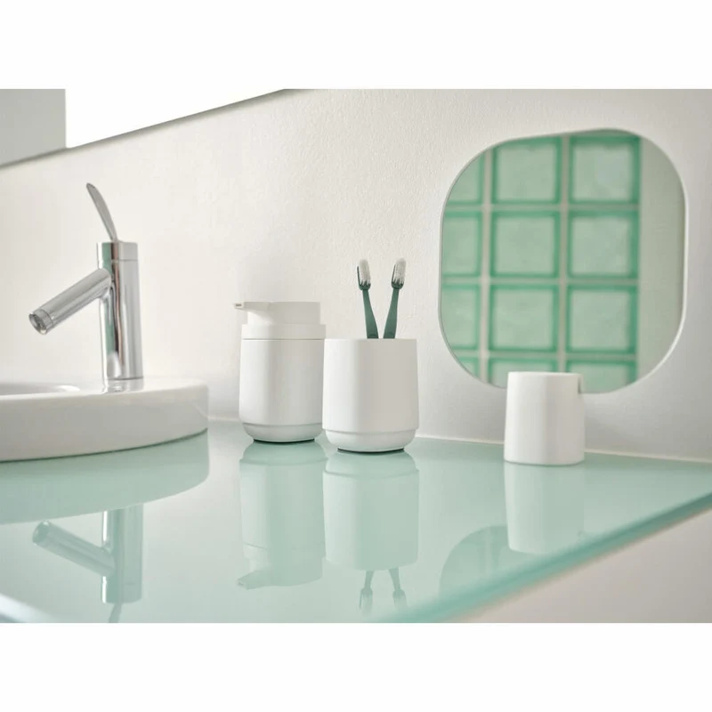 Zone Denmark Seifenspender Time White, Dosierspender, Beton, ABS, Weiß, 220 ml, 34810