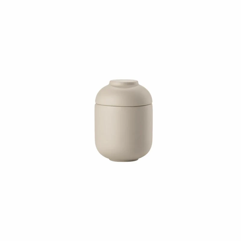 Zone Denmark Aufbewahrungsdose Sensu Sand, Steinzeug, Natur, 6.5 x 9 cm, 34956