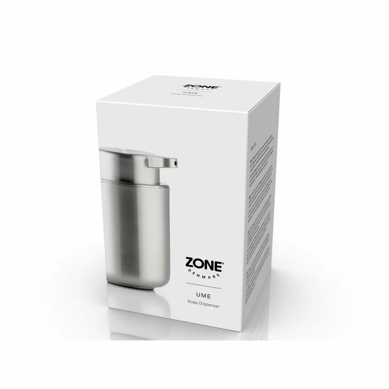 Zone Denmark Seifenspender Ume Steel, Edelstahl, Silberfarben, 250 ml, 34788