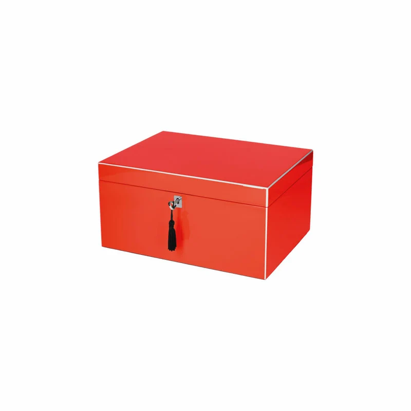 Gift Company Schmuckbox Tang L, Schmuckkasten, Schmucktruhe, MDF, Rot, 31 x 23 cm, 1212205003