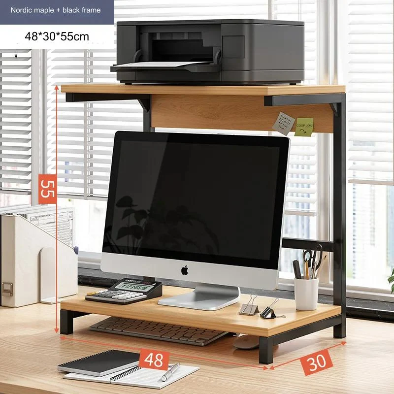 Office Hub Sleek Desk Organizer Monitor Stand