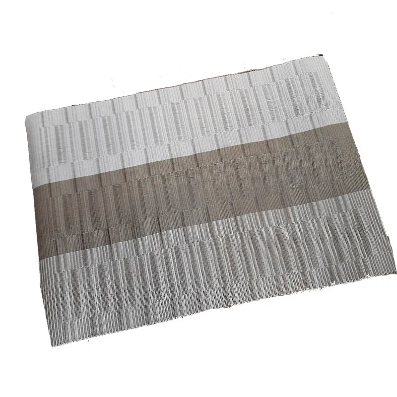 Washable Table Placemats PVC 6PCS Brown Mix