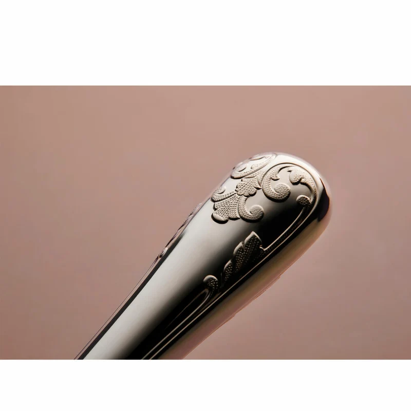 Gense Messer Gammal fransk, Besteck, Tafelmesser, Silber 830, 23.1 cm, 20180