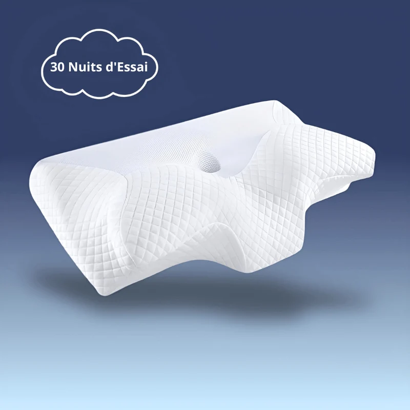 Oreiller Orthopédique Sérénium - Confort et Support Ergonomique