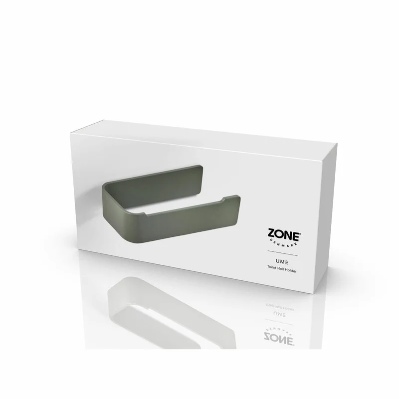 Zone Denmark Toilettenpapierhalter Ume Olive Green, WC-Rollenhalter, Aluminium, Grün, 35001