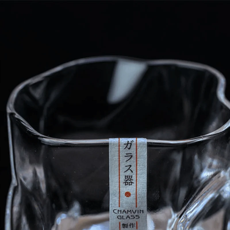 Verre à Whisky Japonais - Design Froissé Unique