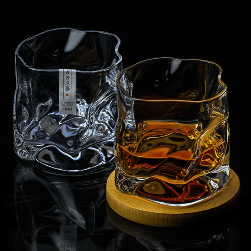 Verre à Whisky Japonais - Design Froissé Unique