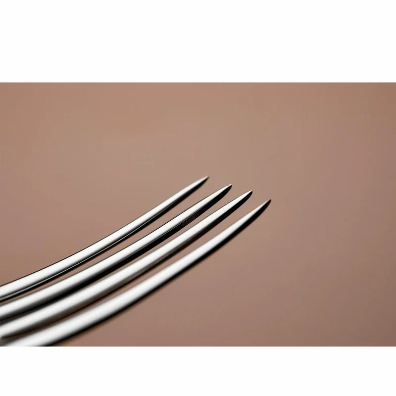 Gense Gabel Svensk, Besteck, Tafelgabel, Silber 830, 20.5 cm, 20200