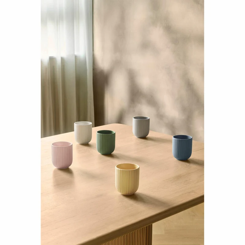 Knabstrup Tasse Verda, Kaffeebecher, Steinzeug, Soft Orange, 250 ml, K1500-1