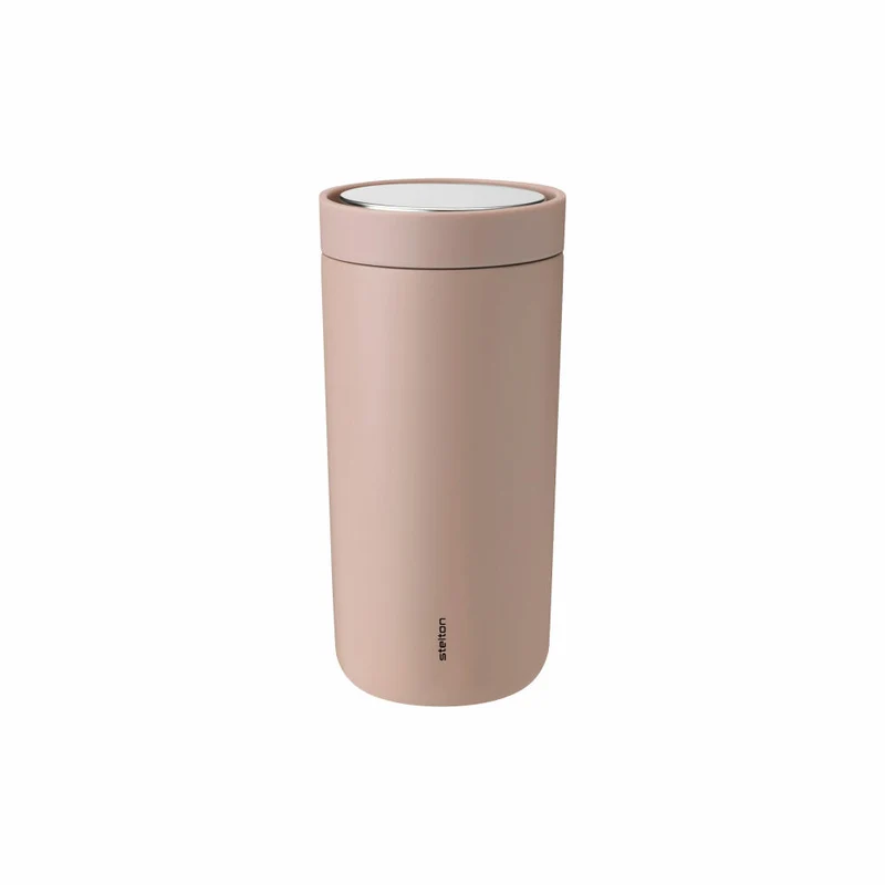 Stelton Thermobecher To Go Click, Stahl, Kunststoff, Heather, 400 ml, 685-50