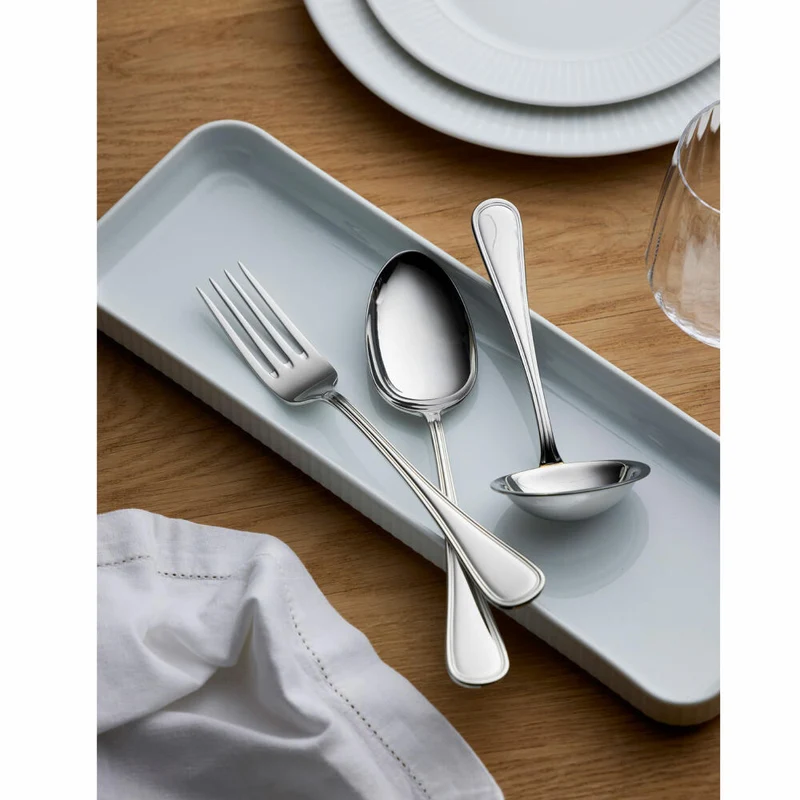 Gense Servierlöffel Oxford, Besteck, Löffel, 18/8 Edelstahl, 23 cm, 20509