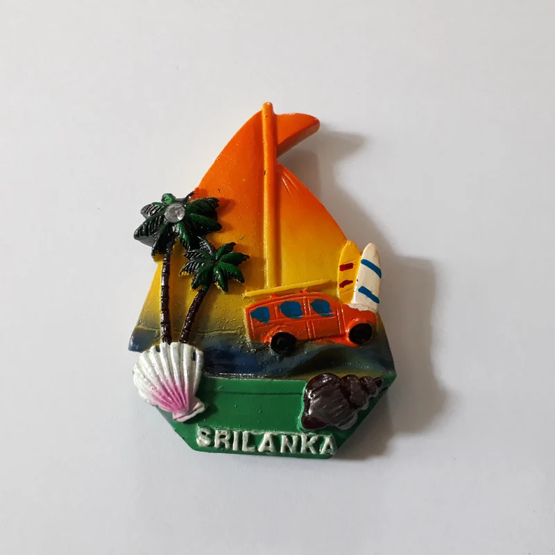 Sri Lanka Fridge Magnets Ceramic