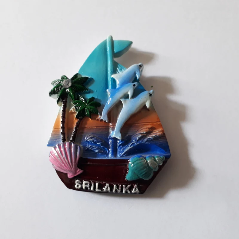 Sri Lanka Fridge Magnets Ceramic