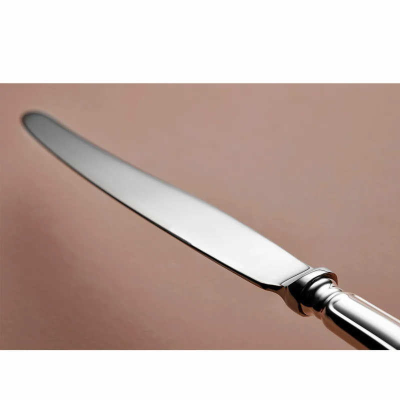 Gense Messer Chippendale, Besteck, Tafelmesser, Silber 830, 22.8 cm, 20274