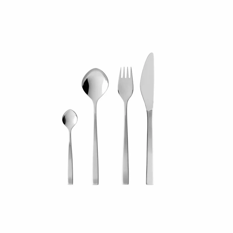 Gense Besteck-Set Fuga 16-tlg., Messer, Gabeln, Löffel, 18/8 Edelstahl, 20682