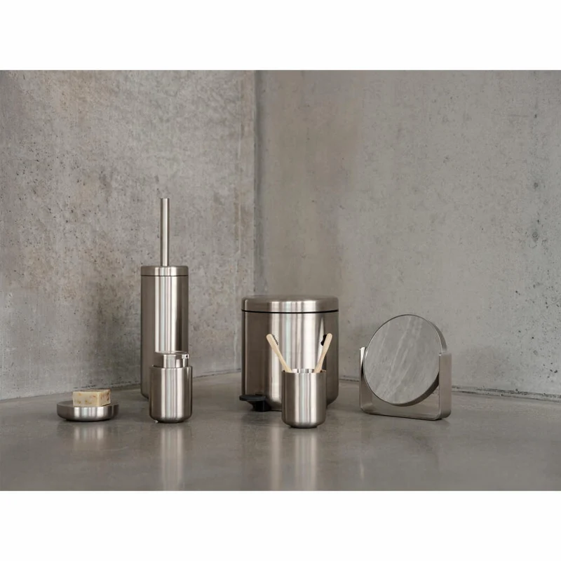 Zone Denmark Seifenschale Ume Steel, Seifenablage, Edelstahl, Silberfarben, 34790
