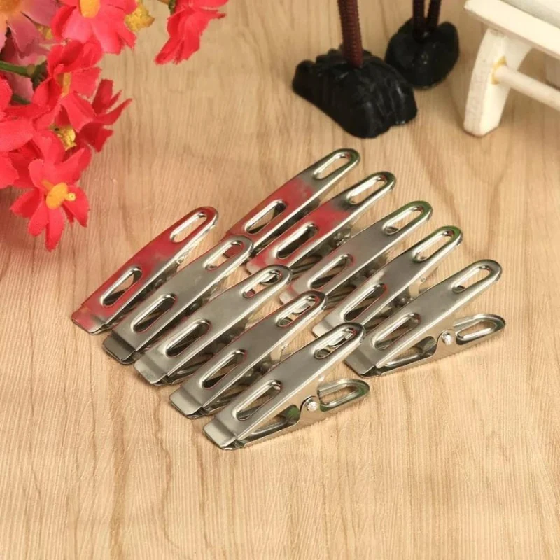 Stainless Steel Cloth Clip 20 PCs