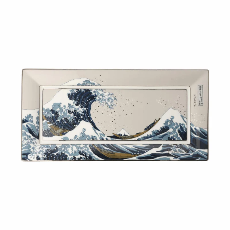 Goebel Schale Katsushika Hokusai - Die große Welle, New Bone China, Bunt, 24 x 12 cm, 67062501
