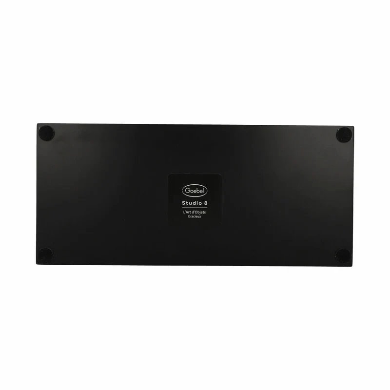 Goebel Deko-Objekt Studio 8 - Gracieux, Biskuit-Porzellan, weiß-platin, 28 cm, 30800071