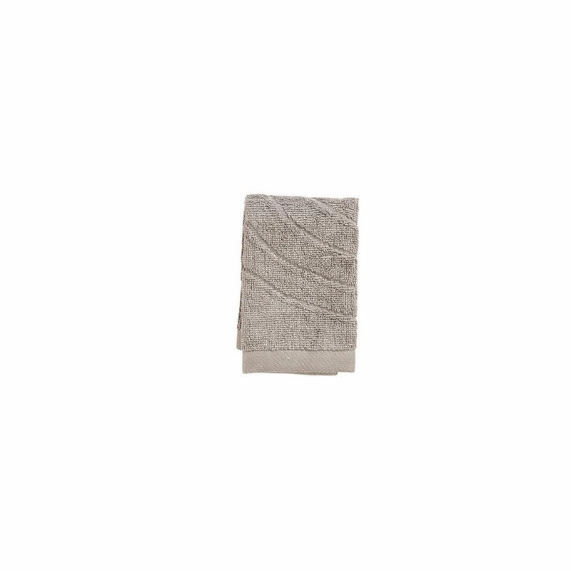 Zone Denmark Waschlappen Time Concrete, 100% Baumwolle, Grau, 30 x 30 cm, 33621