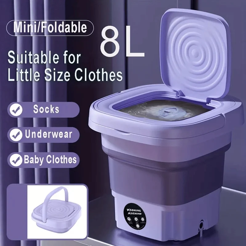 CleanEase - Machine à Laver Portable Pliable - Gain de Place