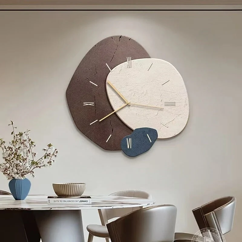 Horloge Murale Silencieuse - Bois Naturel