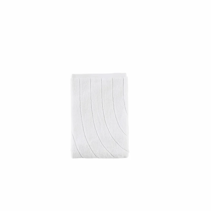 Zone Denmark Badehandtuch Time White, Handtuch, Baumwolle, Weiß, 70 x 140 cm, 34819