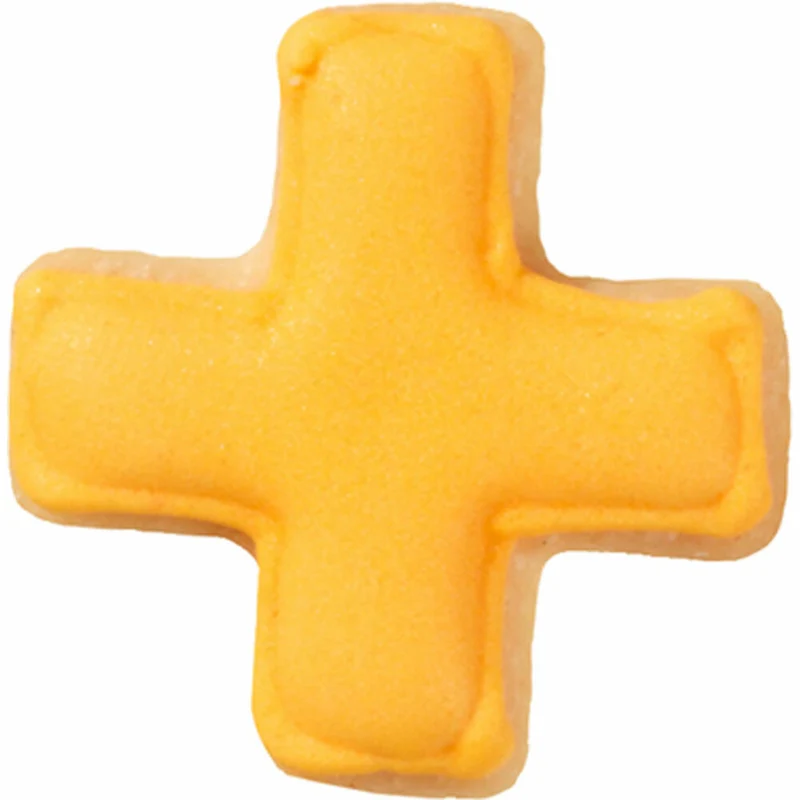 Birkmann Ausstechform Plus-Zeichen, Ausstecher, Plätzchenform, Keks, Plätzchen, Edelstahl, 3 cm, 195721