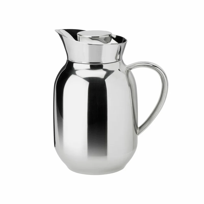 Stelton Isolierkanne Amphora, Thermokanne, Edelstahl, Kunststoff, Steel, 1.2 L, 228