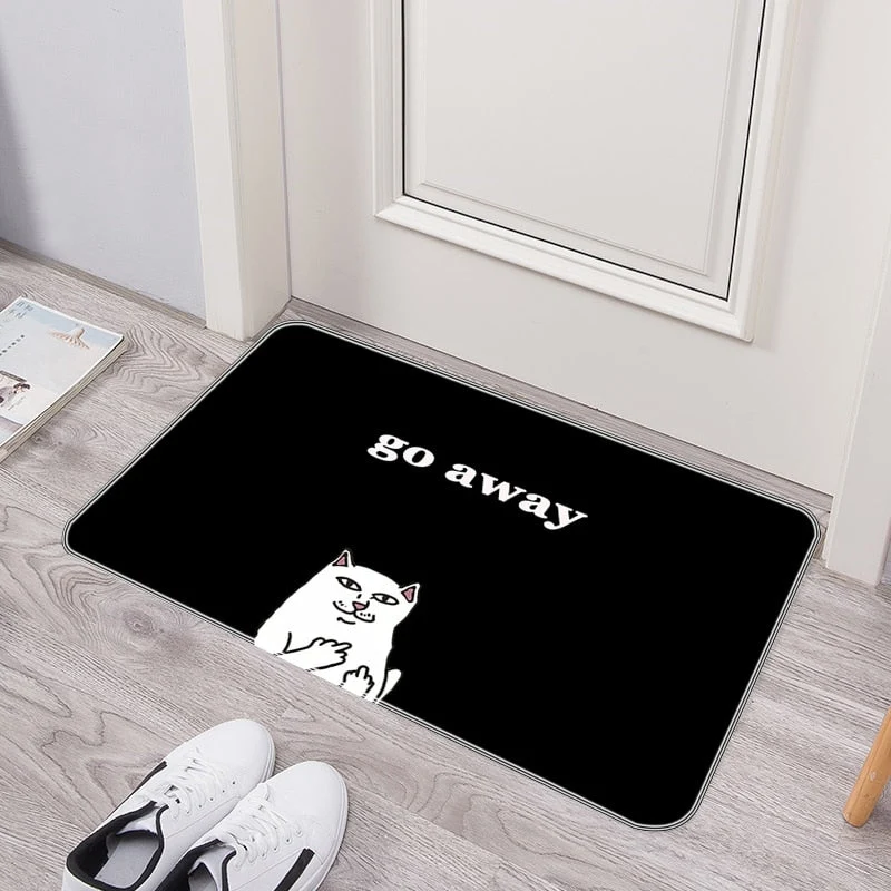 Please Go Away Washable Funny Non-Slip Doormat
