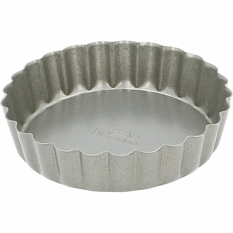 Birkmann Bakers Best Mini-Tarteform, mit losem Boden, Backform, Kuchenform, Karbonstahl, Ø 10 cm, 886544