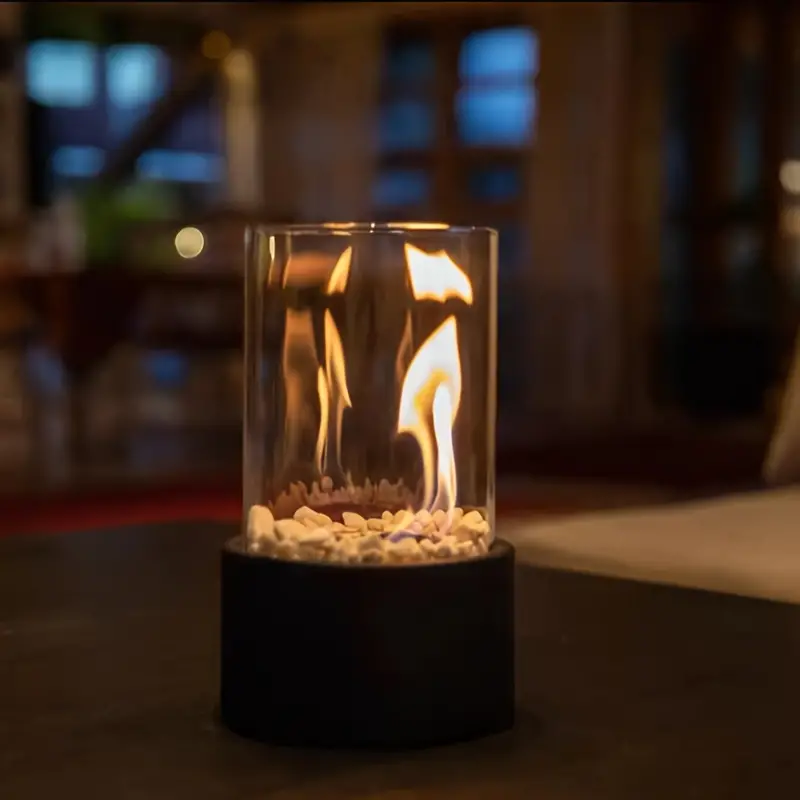 Cheminée de table CozyFlame - Sans fumée - Bioéthanol - Design moderne