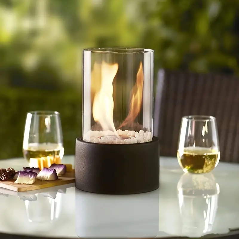 Cheminée de table CozyFlame - Sans fumée - Bioéthanol - Design moderne