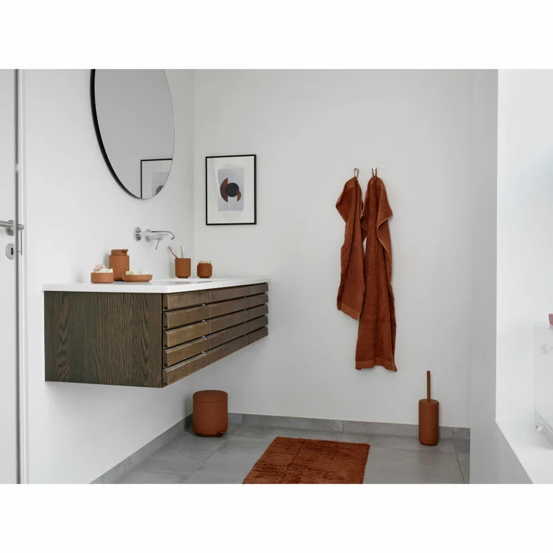 Zone Denmark Toilettenbürste Ume Terracotta, Steinzeug, PP-Kunststoff, Rot, 31545