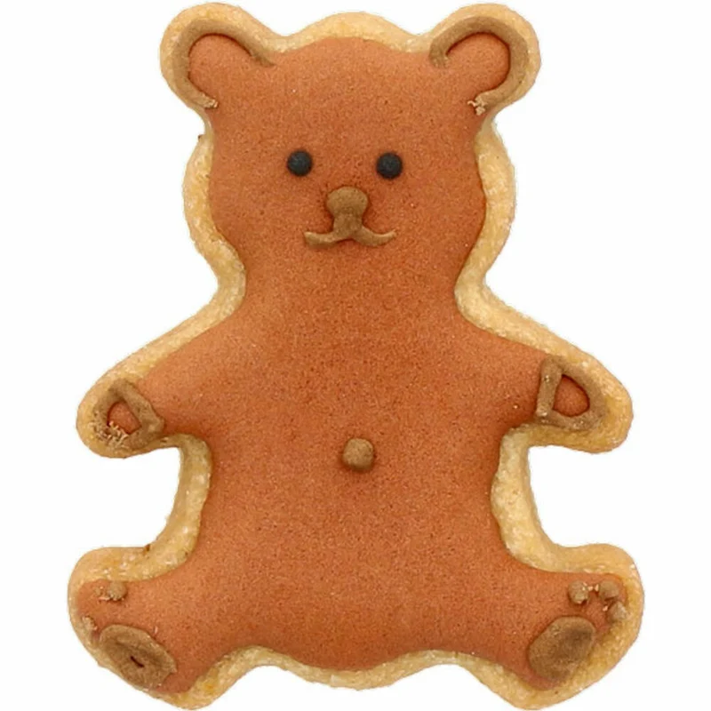 Birkmann Ausstechform Teddybär Klein, Ausstecher, Plätzchenform, Keks, Plätzchen, Edelstahl, 5 cm, 189904