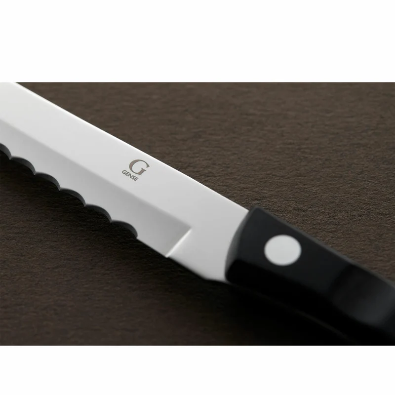 Gense Steakmesser Old Farmer Black, POM-Kunststoff, 18/8 Edelstahl, 22 cm, 20551