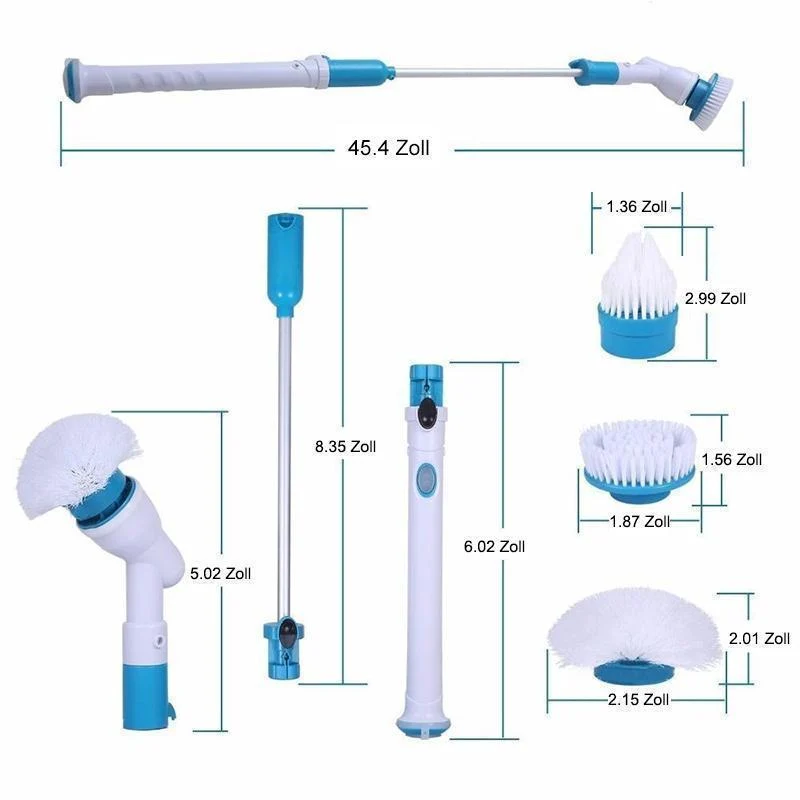 Brosse de Nettoyage Électrique Polyvalente - Puissante & Ergonomique