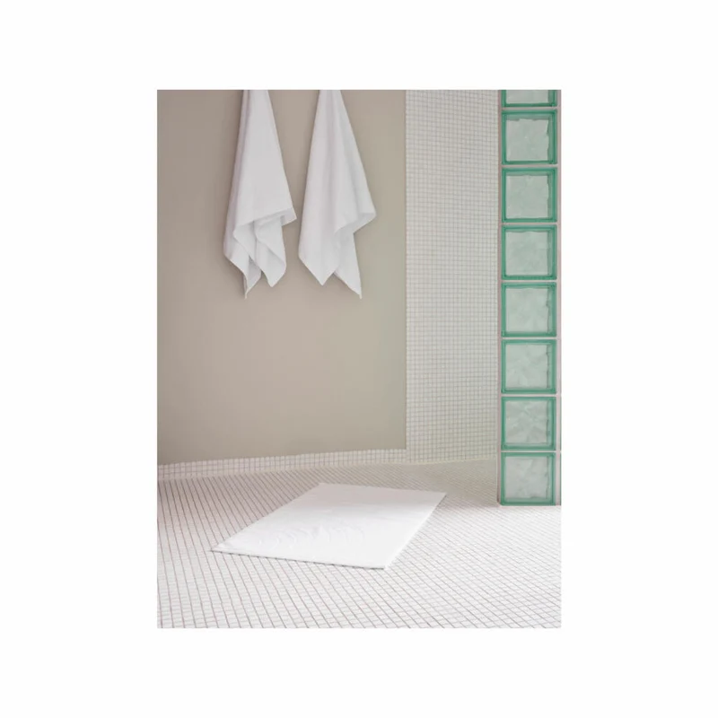 Zone Denmark Badematte Time White, Duschmatte, Baumwolle, Weiß, 80 x 50 cm, 34820