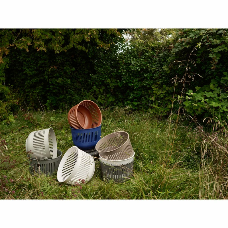 Zone Denmark Wäschekorb Ume Indigo Blue, Wäschesammler, Kunststoff, Blau, 29 cm, 34868