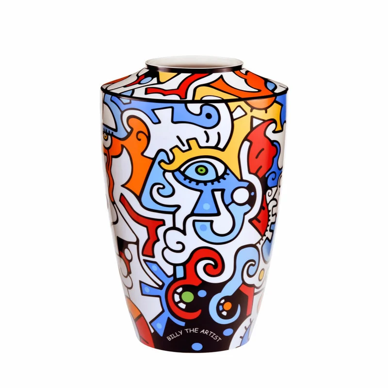 Goebel Vase Billy the Artist -Evolution of love I, Pop Art, Porzellan, Bunt, 42 cm, 67080791