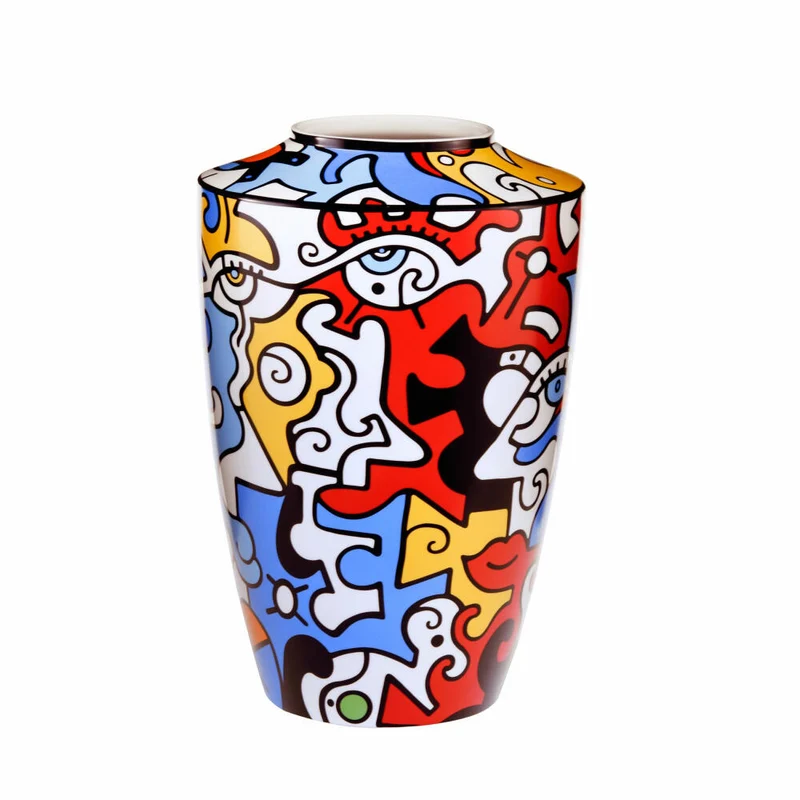 Goebel Vase Billy the Artist -Evolution of love I, Pop Art, Porzellan, Bunt, 42 cm, 67080791