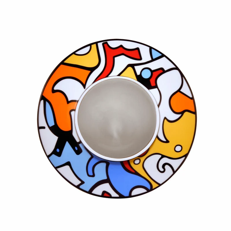 Goebel Vase Billy the Artist -Evolution of love I, Pop Art, Porzellan, Bunt, 42 cm, 67080791