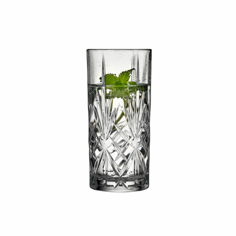 Lyngby Glas Kannen-Set Melodia 7-tlg., Kanne mit 6 Gläsern, Kristallglas, Klar, 916188