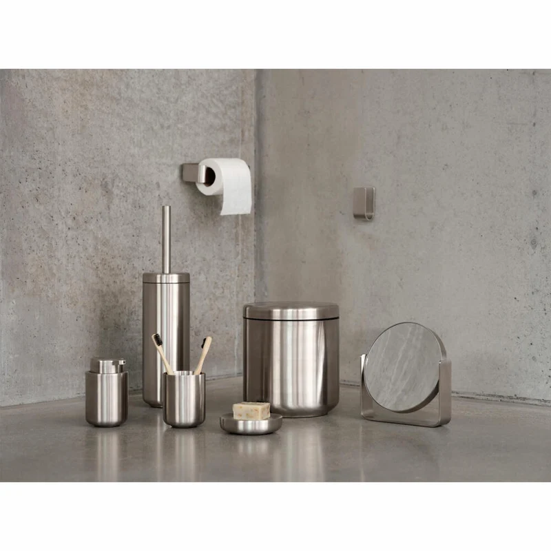 Zone Denmark Toilettenbürste Ume Steel, Edelstahl, Silberfarben, 42 cm, 34791